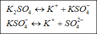 Dysocjacja K2SO4
