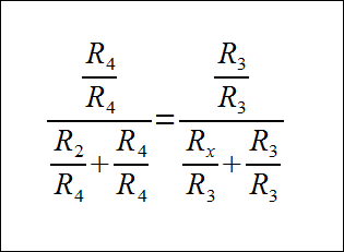 Mostek Wheatstone'a - wyprowadzenie wzoru na rezystancj� Rx