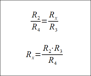 Mostek Wheatstone'a - wyprowadzenie wzoru na rezystancj� Rx