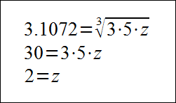 �rednia geometryczna - przyk�ad 2